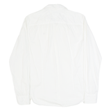 HILFIGER DENIM Slim Fit Mens Plain Shirt White Long Sleeve S
