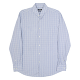 HUGO BOSS Slim Fit Mens Shirt Blue Check Long Sleeve M