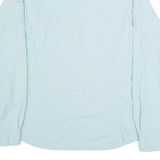 COLUMBIA Womens Plain Shirt Blue Long Sleeve M