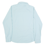 COLUMBIA Womens Plain Shirt Blue Long Sleeve M