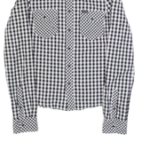 CARHARTT Mens Shirt Black Gingham Long Sleeve S
