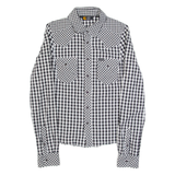 CARHARTT Mens Shirt Black Gingham Long Sleeve S