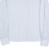 KUNZEL Womens Shirt Blue Striped Long Sleeve M