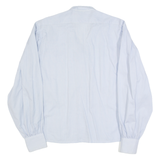 KUNZEL Womens Shirt Blue Striped Long Sleeve M