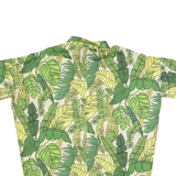PERSONA Womens Hawaiian Shirt Green Floral 2XL
