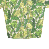 PERSONA Womens Hawaiian Shirt Green Floral 2XL