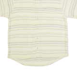 VINCI Mens Shirt Beige 90s Striped L