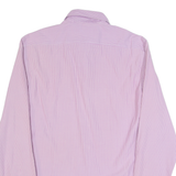 BURBERRY BRIT Mens Shirt Pink Striped Long Sleeve S