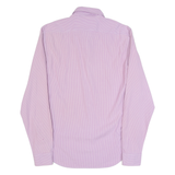 BURBERRY BRIT Mens Shirt Pink Striped Long Sleeve S