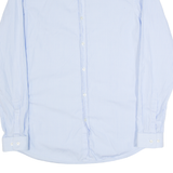 HUGO BOSS Slim Fit Mens Shirt Blue Striped Long Sleeve M