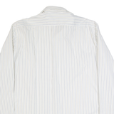 JOOP! Mens Shirt Cream Striped Long Sleeve L