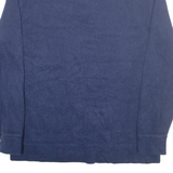 TOMMY HILFIGER Mens Jumper Blue 1/4 Zip Tight Knit XL