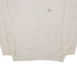 CHAPS RALPH LAUREN Mens Patterned Jumper Grey Chevron Tight Knit XL