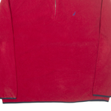 NAUTICA Mens Fleece Red 1/4 Zip XL