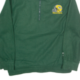NFL Green Bay Packers Mens Fleece Green 1/4 Zip XL