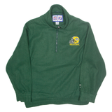 NFL Green Bay Packers Mens Fleece Green 1/4 Zip XL