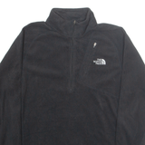 THE NORTH FACE Mens Fleece Black 1/4 Zip M