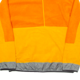 RALPH LAUREN POLO JEANS COMPANY Mens Fleece Orange 1/4 Zip S