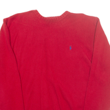 POLO RALPH LAUREN Mens Jumper Red Tight Knit L