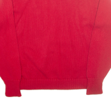 POLO RALPH LAUREN Mens Jumper Red Tight Knit L