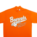 Bearcats 2001 Mens T-Shirt Orange Roll Neck XL