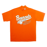 Bearcats 2001 Mens T-Shirt Orange Roll Neck XL