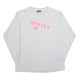 JONES AND MITCHELL Denver Mens T-Shirt Grey Long Sleeve USA L