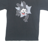 DISNEY Mens T-Shirt Black S