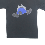 DISNEY Mens T-Shirt Black S