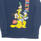 DISNEY Crew Mens T-Shirt Blue Long Sleeve L