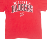 FANATICS Wisconsin Badgers Mens T-Shirt Red USA M