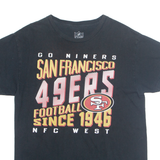 NFL 49ers Mens T-Shirt Black USA M