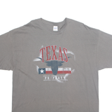 Texas Mens T-Shirt Grey USA XL