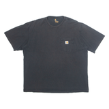 CARHARTT Mens T-Shirt Black XL