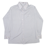 LIBERO Mens Plain Shirt Blue Long Sleeve M