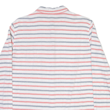 TOMMY HILFIGER Womens Shirt White Striped Long Sleeve UK 10