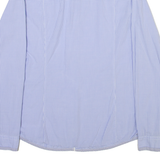 NAPAPIJRI Mens Shirt Blue Check Long Sleeve S