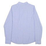 NAPAPIJRI Mens Shirt Blue Check Long Sleeve S