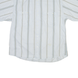 Mens Shirt Blue Striped M