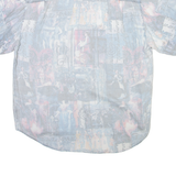 S. OLIVER Mens Shirt Blue Crazy Pattern L