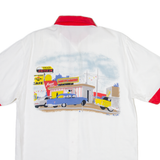 VERSE Truck Drive In Womens Shirt White S