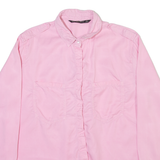 ZARA Womens Plain Shirt Pink Long Sleeve M