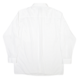 ALESSANDRO POZZI Mens Shirt White Crazy Pattern Long Sleeve M