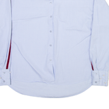 ZARA Womens Plain Shirt Blue Long Sleeve S