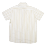 S.OLIVER Mens Shirt White Striped L
