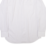 DKNY Mens Shirt White Check Long Sleeve M