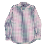 TOMMY HILFIGER Fitted Mens Shirt Pink Check Long Sleeve M