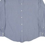 CALVIN KLEIN Mens Shirt Blue Striped Long Sleeve L