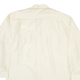 PIANKUSOL Mens Plain Shirt Yellow Long Sleeve L