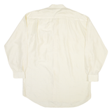 PIANKUSOL Mens Plain Shirt Yellow Long Sleeve L